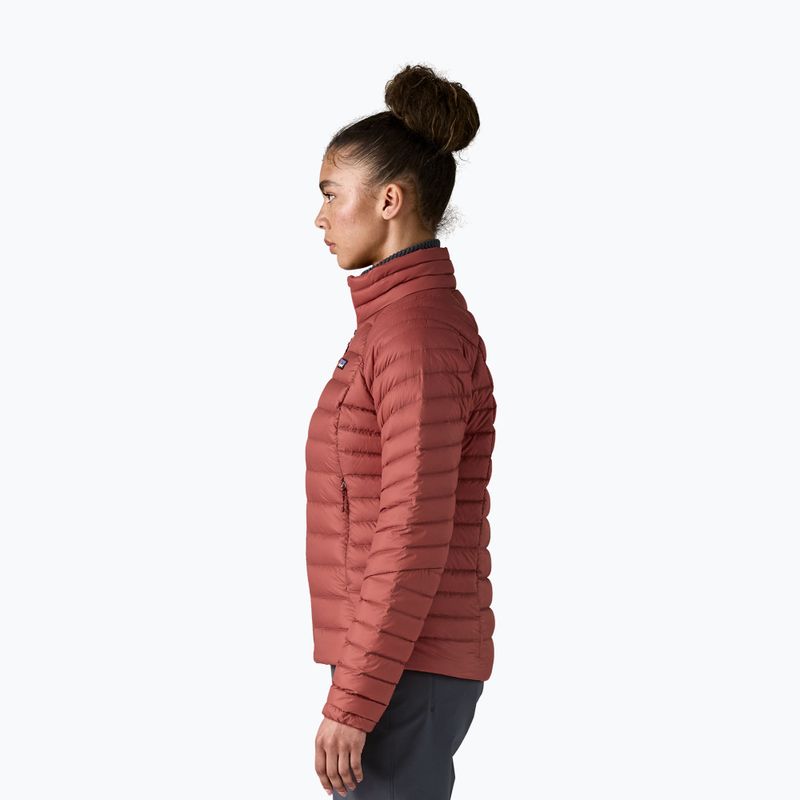 Női pehelydzseki Patagonia Down Sweater potters red 4