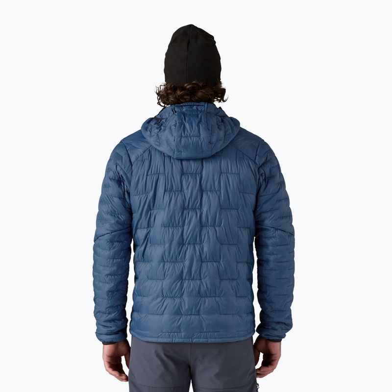 Férfi Patagonia Micro Puff Hoody pehelypaplan dzseki clement kék 2