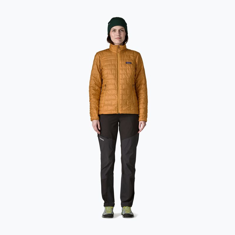 Női szigetelt dzseki Patagonia Nano Puff smolder talon arany 2