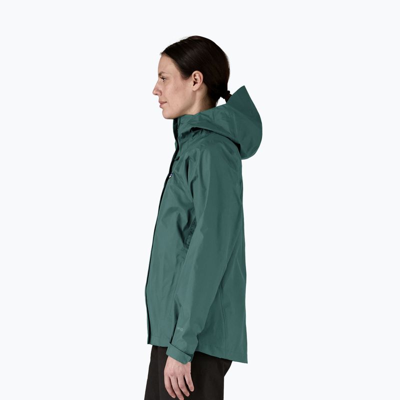 Patagonia női Torrentshell 3L esőkabát cascade zöld 3