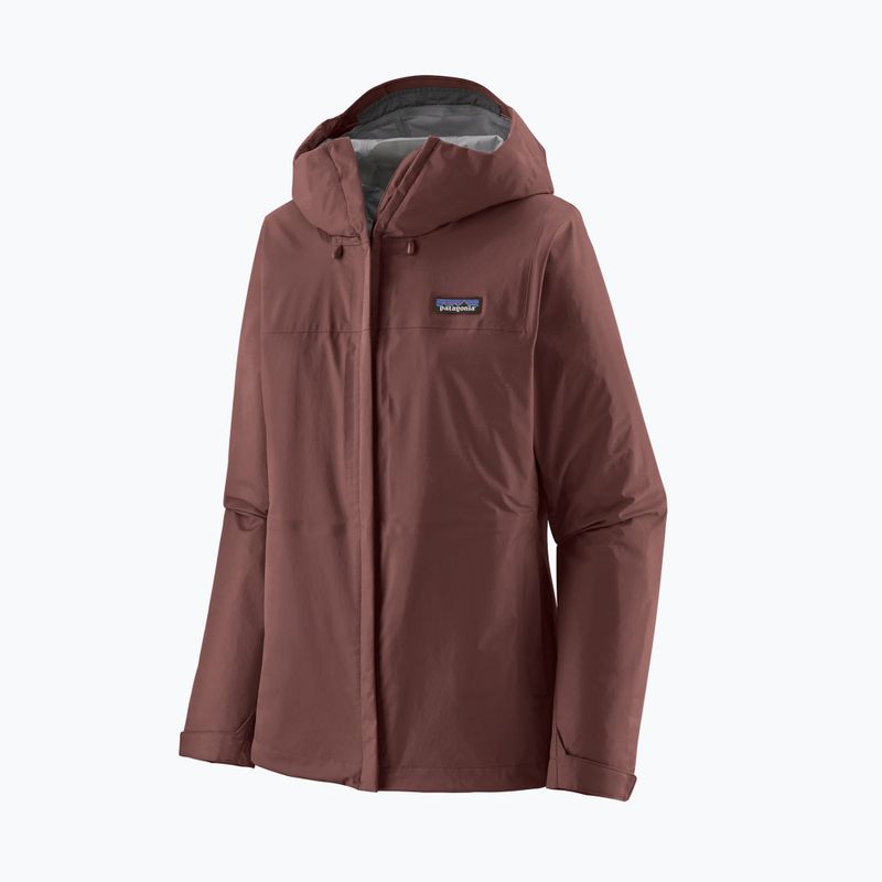 Női Patagonia Torrentshell 3L esőkabát sötét rubin színű 3