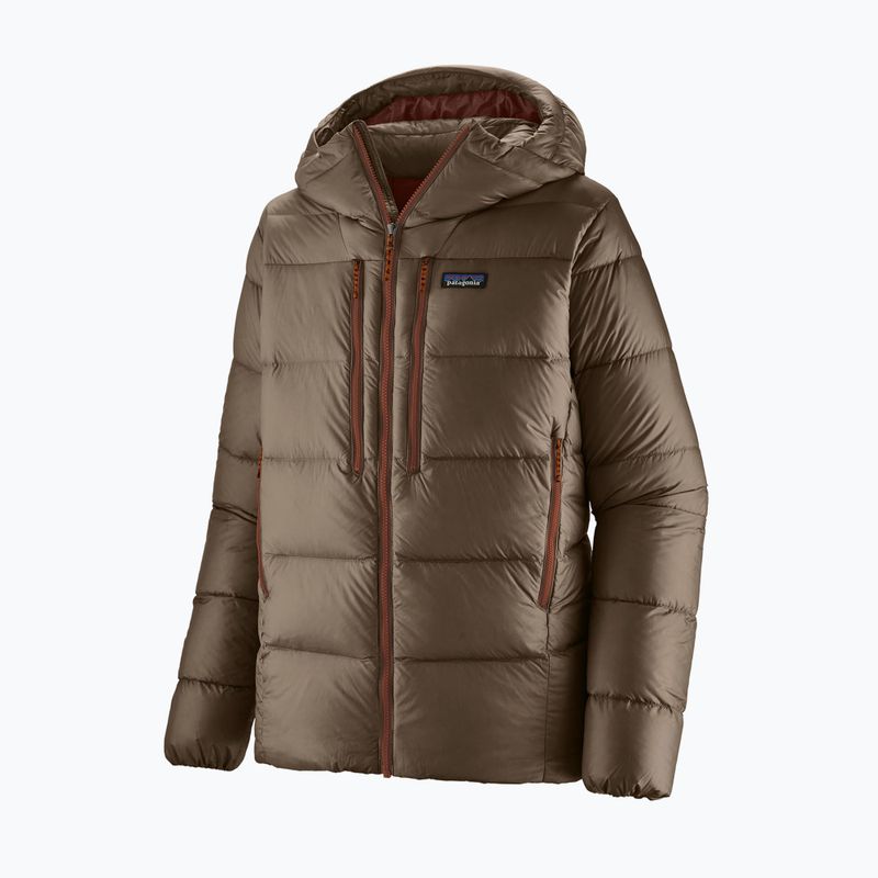 Férfi Patagonia Fitz Roy Down Hoody kabát marlow barna