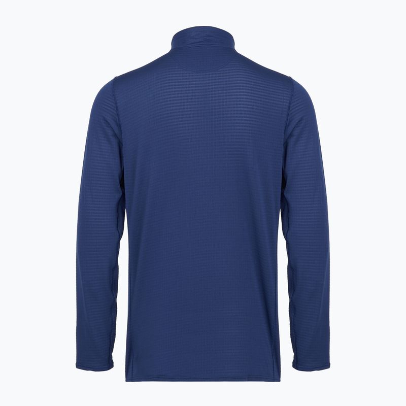 Férfi Patagonia Cap Thermal Weight Zip Neck pulóver clement kék 4