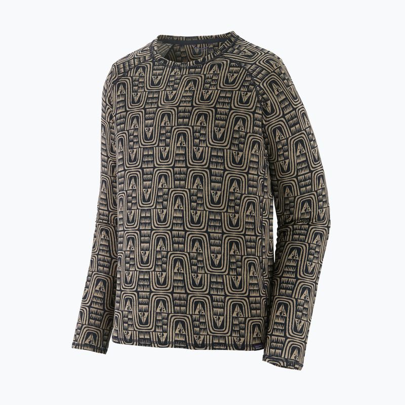 Férfi Patagonia Cap Mid Weight Crew flow / sunken blue thermal longsleeve 3