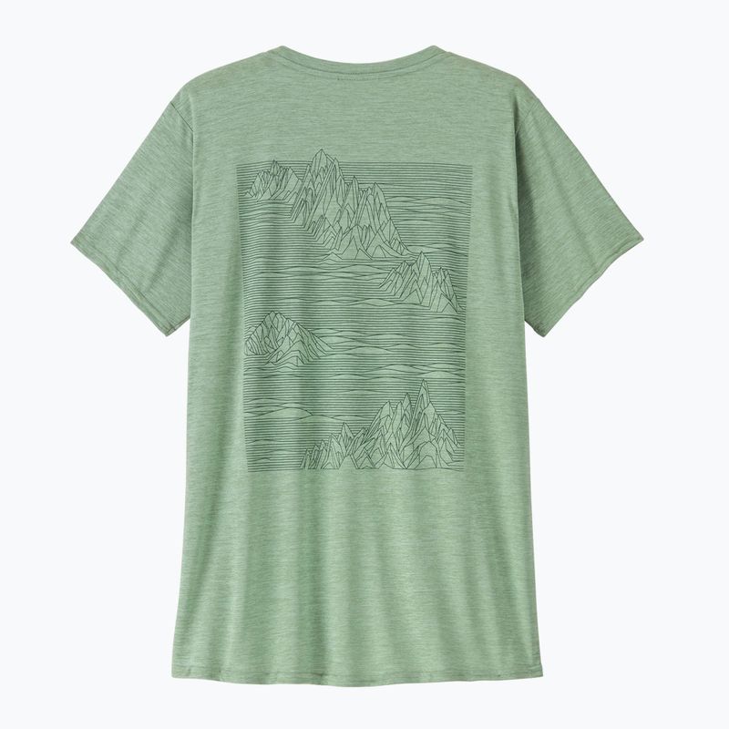 Női Patagonia Cap Cool Daily Graphic Shirt strataspire / ellwood green x-dye női póló 5