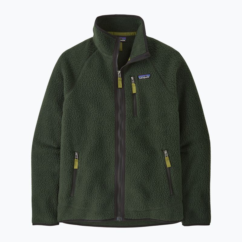 Férfi trekking pulóver Patagonia Retro Pile old growth green