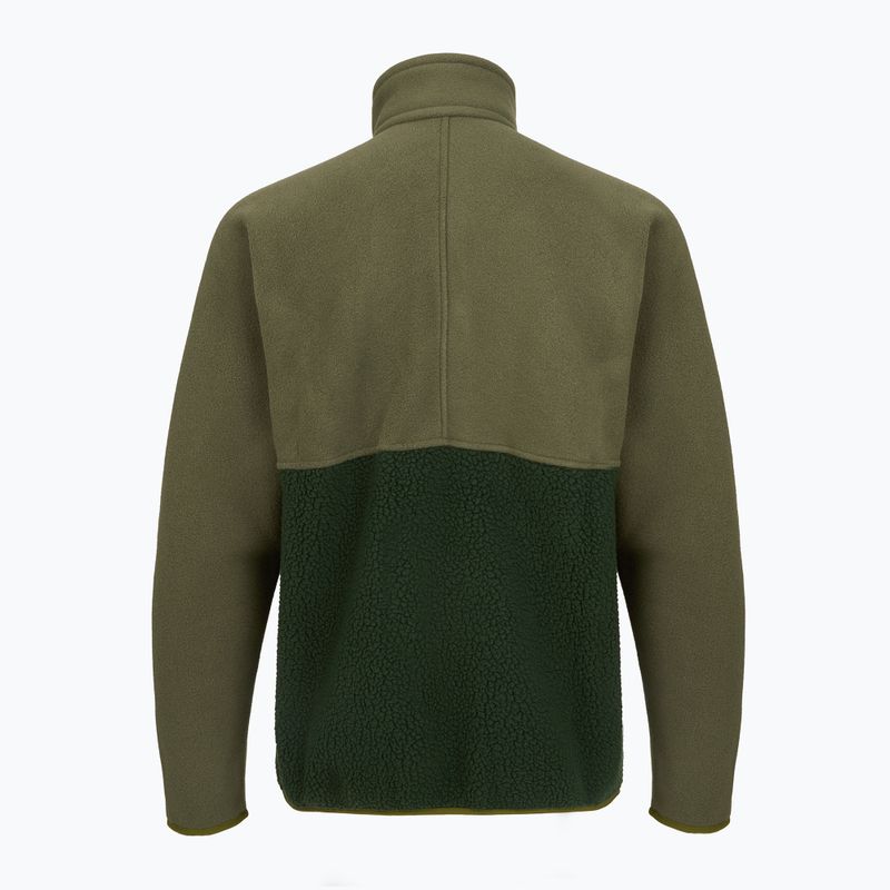 Férfi Patagonia Retro Pile 1 / 2 Snap P / O régi növekedés zöld trekking pulóver 2