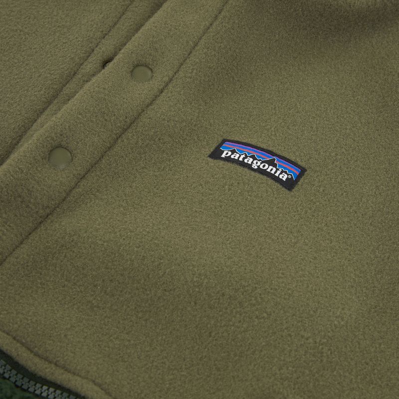 Férfi Patagonia Retro Pile 1 / 2 Snap P / O régi növekedés zöld trekking pulóver 3