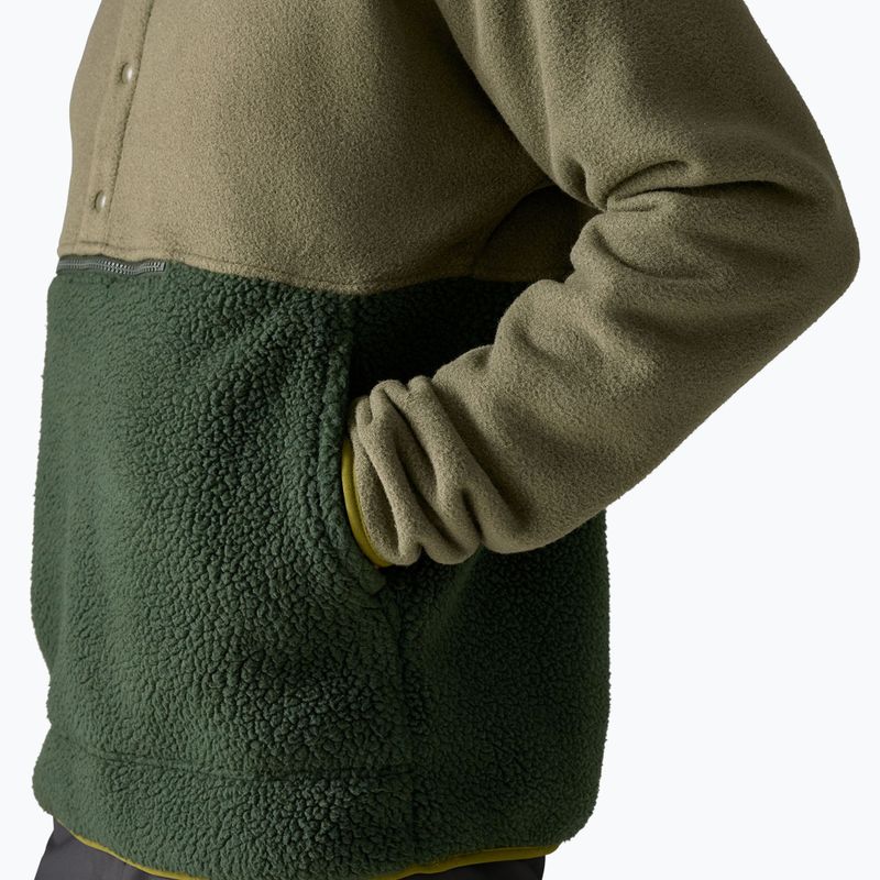 Férfi Patagonia Retro Pile 1 / 2 Snap P / O régi növekedés zöld trekking pulóver 7