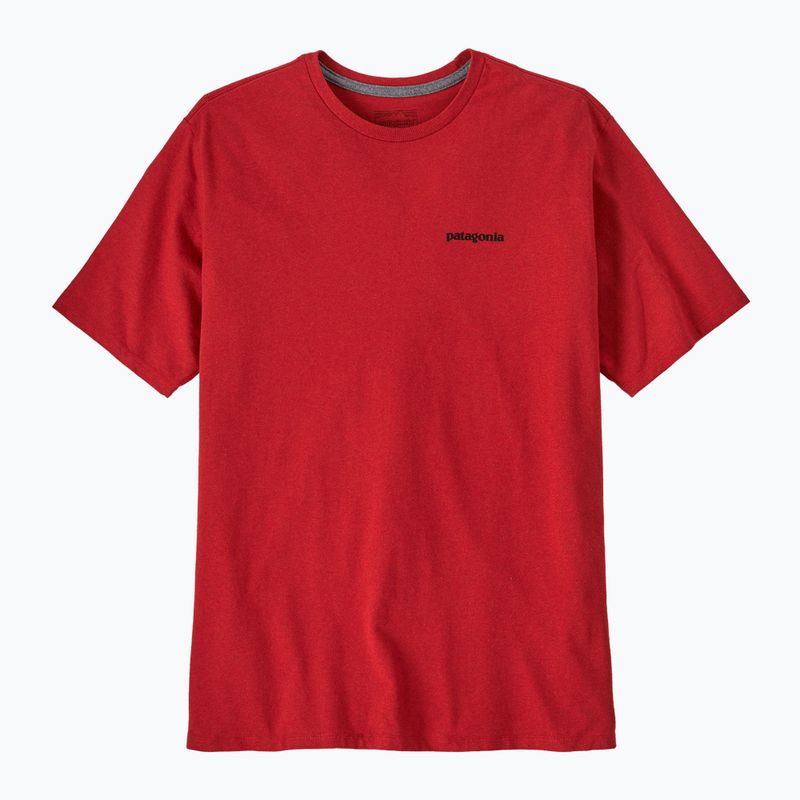 Férfi Patagonia P-6 Logo Responsibili-Tee amanita piros