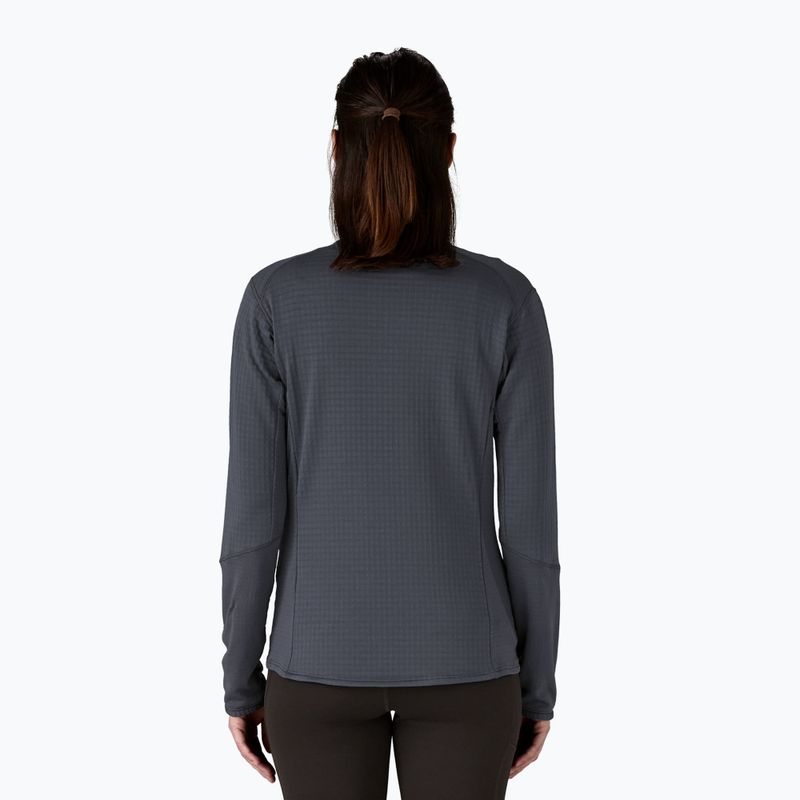Patagonia női R1 Hybrid füstölgő kék melegítőfelső 2