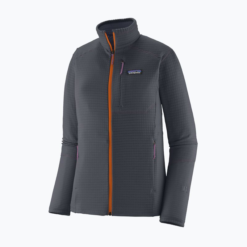 Patagonia női R1 Hybrid füstölgő kék melegítőfelső 8