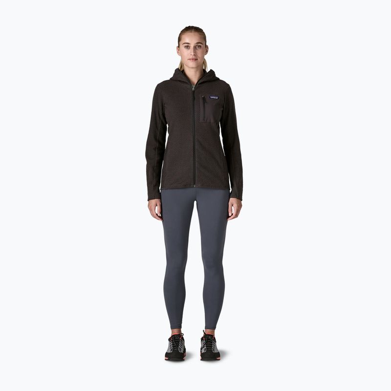 Női Patagonia R1 Air Full-Zip Fleece Hoody fekete 2