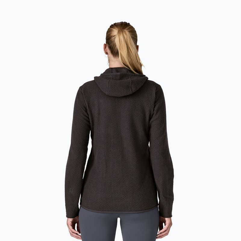 Női Patagonia R1 Air Full-Zip Fleece Hoody fekete 3
