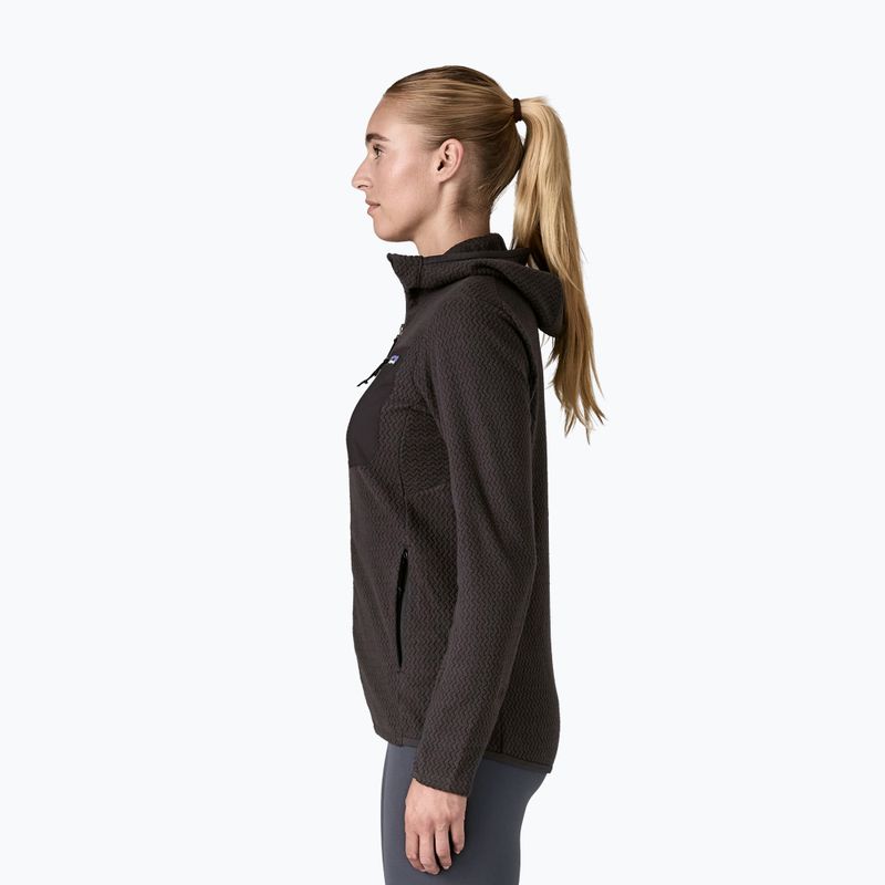Női Patagonia R1 Air Full-Zip Fleece Hoody fekete 4