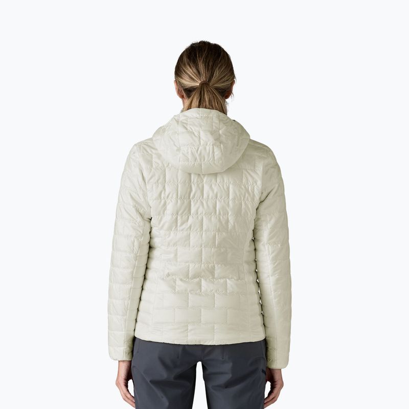 Női Patagonia Nano Puff Hoody nyír fehér pehelypaplan kabát 3