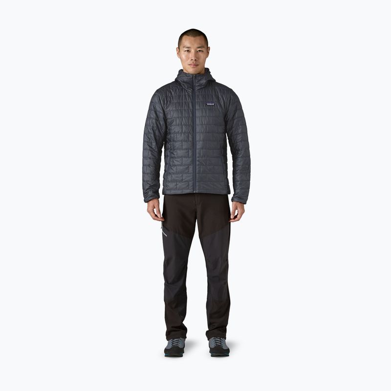 Férfi Patagonia Nano Puff Hoody smolder kék pehelykabát 2