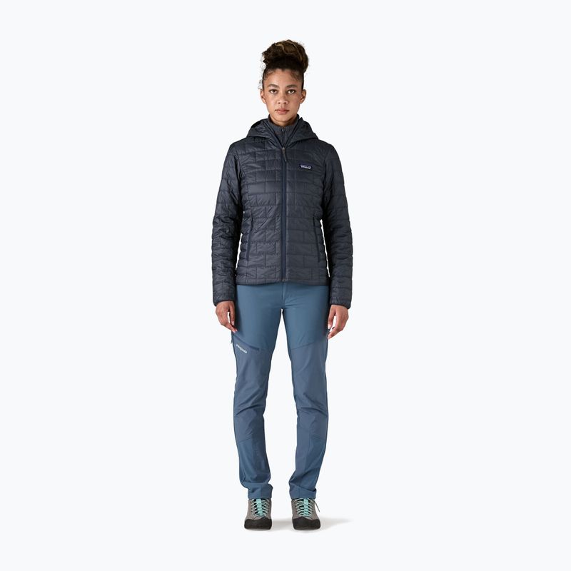 Női bélelt kabát Patagonia Nano Puff Hoody smolder blue 2