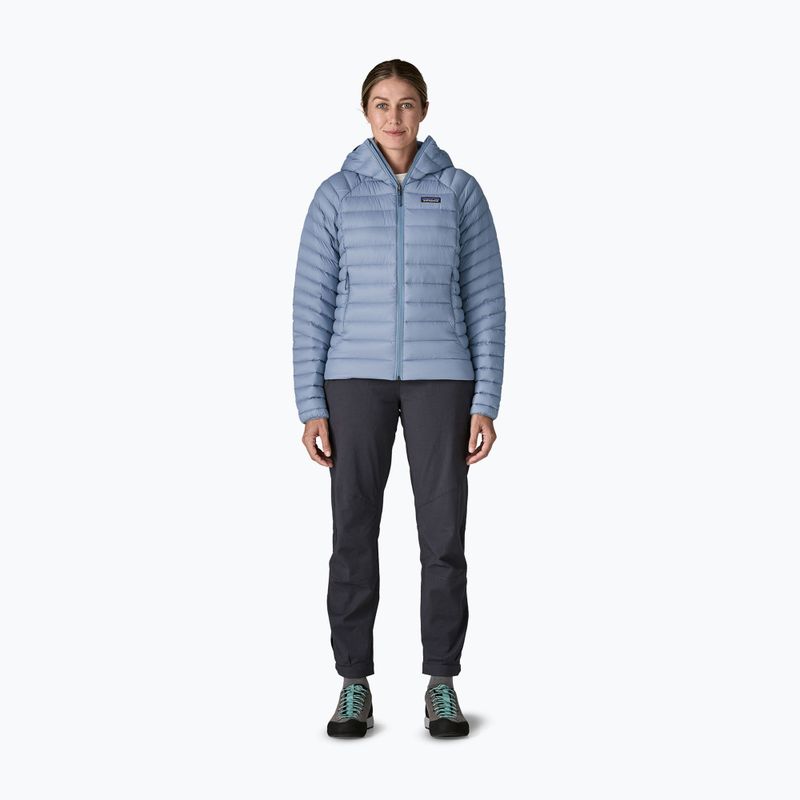 Női pehelydzseki Patagonia Down Sweater Hoody barnacle blue 2