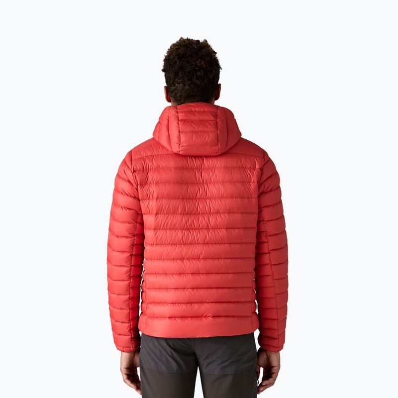 Férfi pehelydzseki Patagonia Down Sweater Hoody amanita red 3