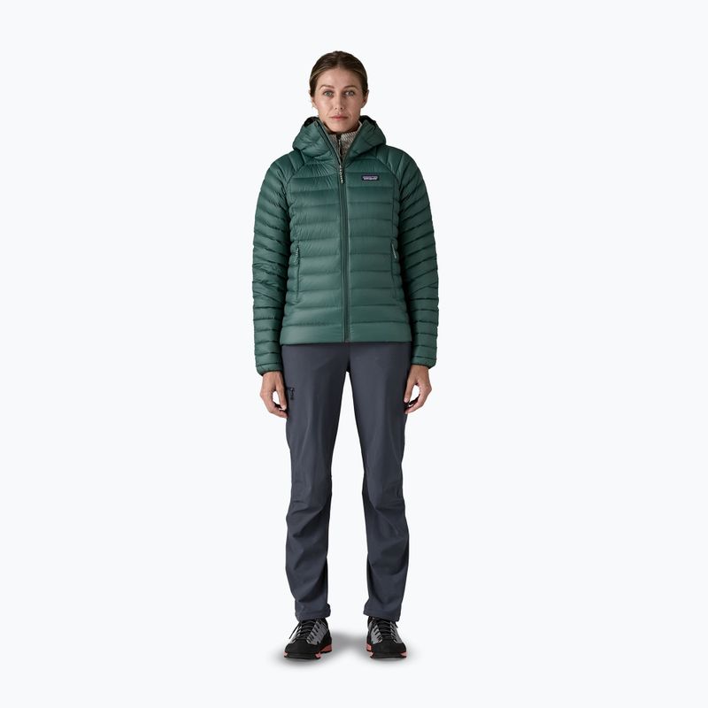 Női pehelydzseki Patagonia Down Sweater Hoody cascade green 2