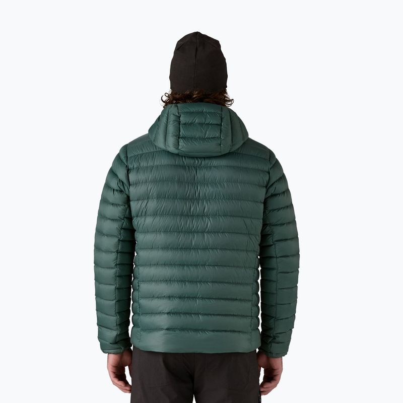 Férfi Patagonia Down Sweater Hoody pehelydzseki cascade green 3