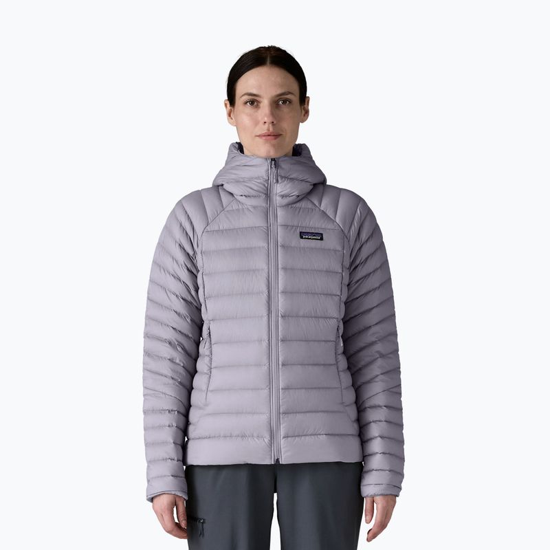 Női pehelydzseki Patagonia Down Sweater Hoody permafrost lila