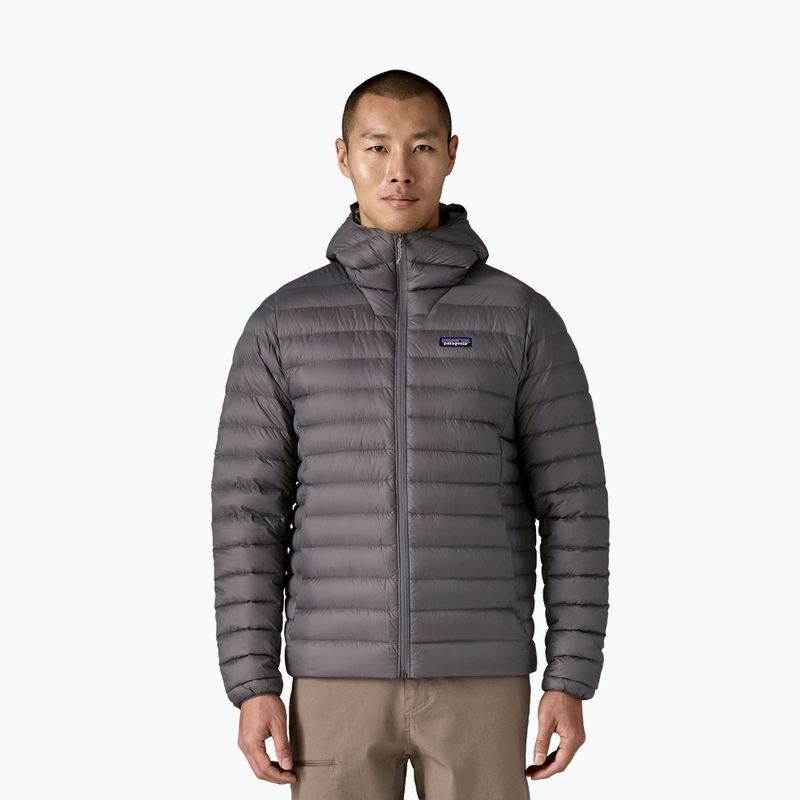 Férfi Patagonia Down Sweater Hoody pehelydzseki forge grey w/forge grey