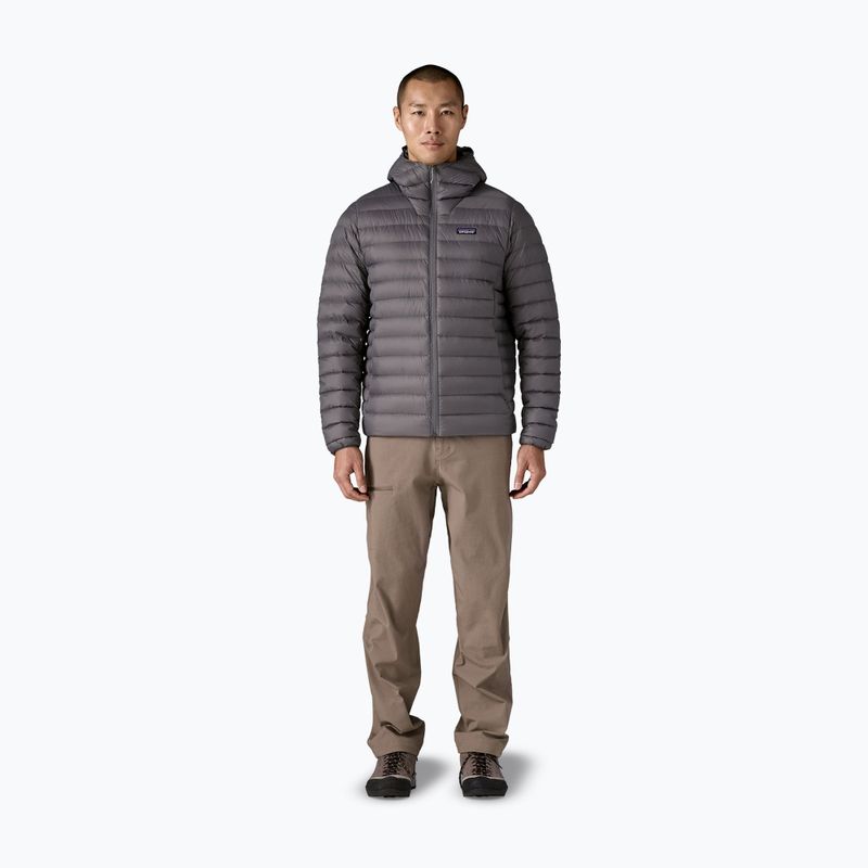 Férfi Patagonia Down Sweater Hoody pehelydzseki forge grey w/forge grey 2