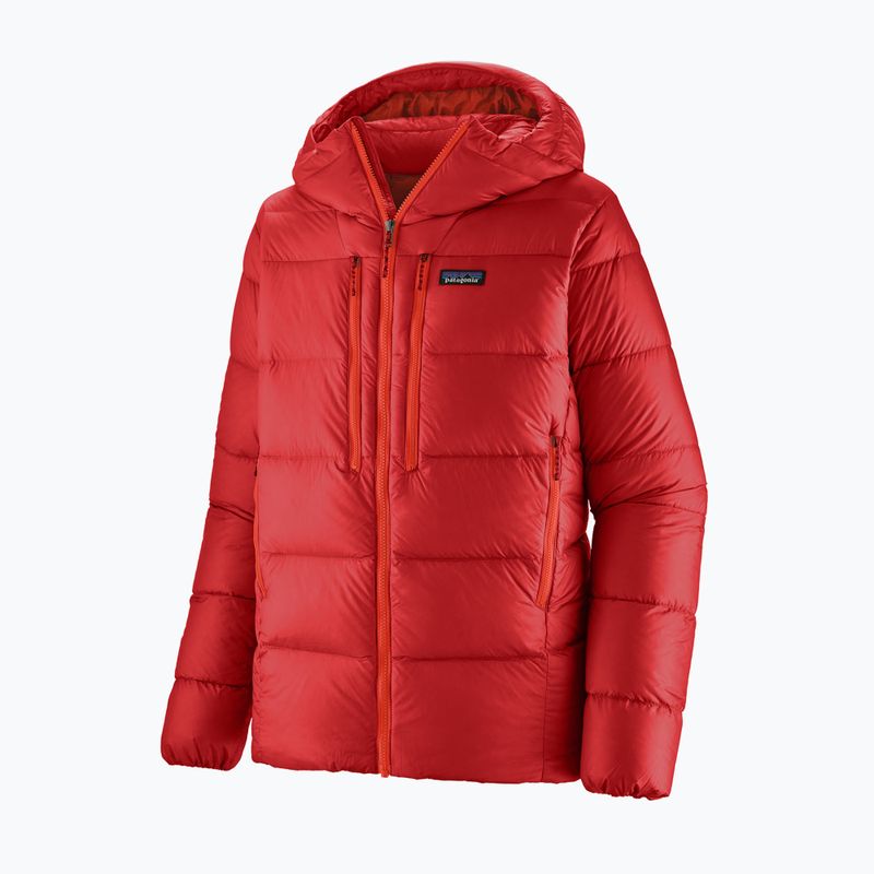 Patagonia férfi pehelypaplan Fitz Roy Down Hoody amanita piros