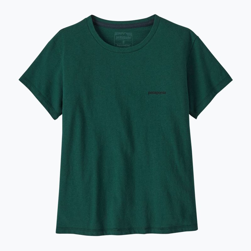 Női Patagonia P-6 Logo Responsibili-Tee kaszkád zöld 3