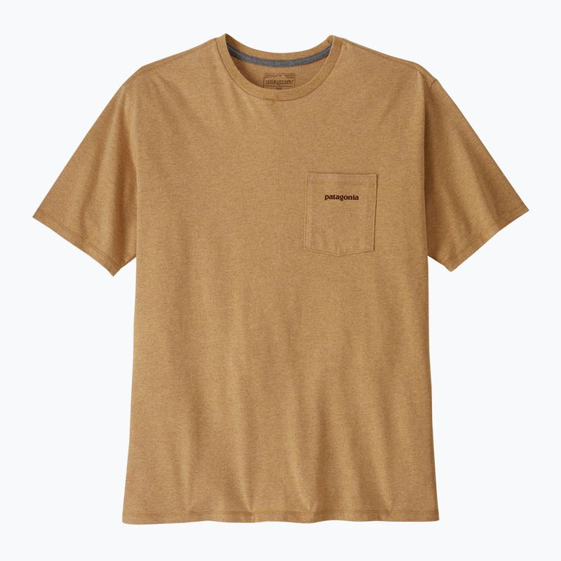 Férfi Patagonia Boardshort Logo Pocket Responsibili t-shirt talon arany 4