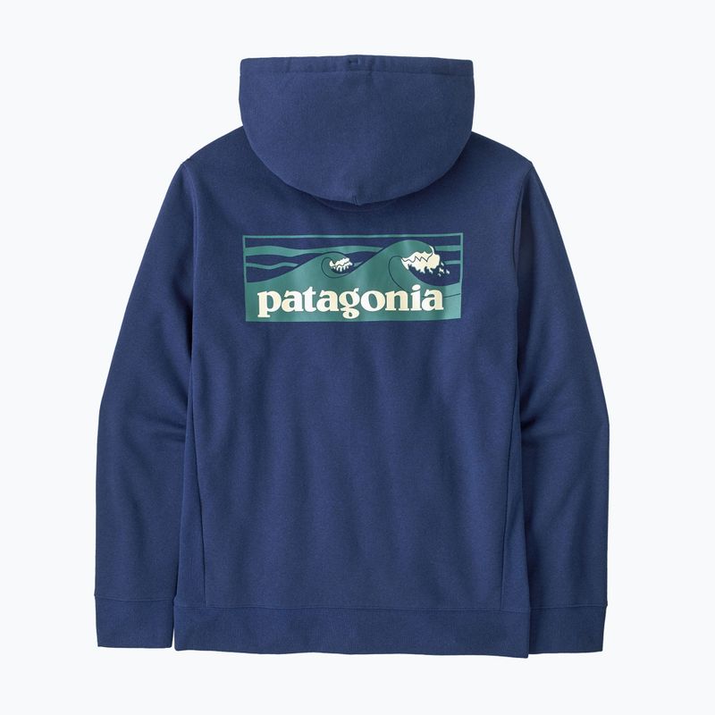 Férfi Patagonia Boardshort Logo Uprisal Hoody clement kék 2