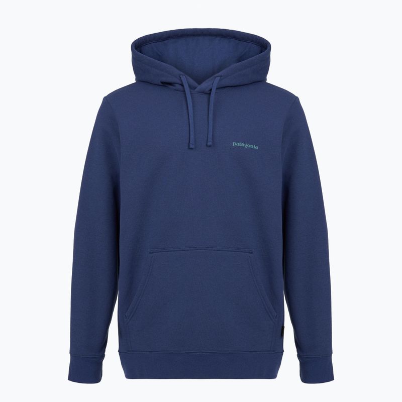 Férfi Patagonia Boardshort Logo Uprisal Hoody clement kék