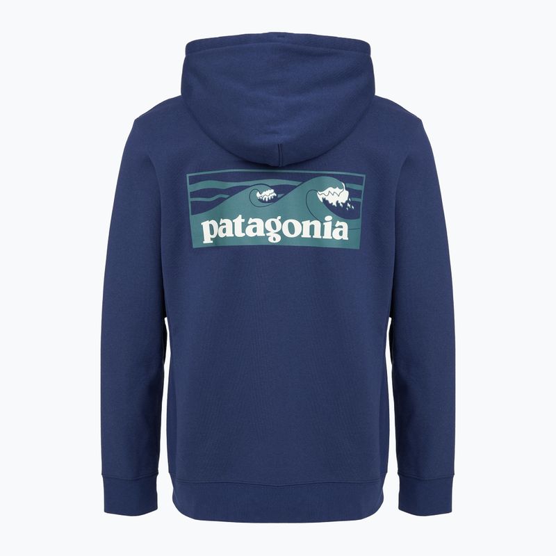 Férfi Patagonia Boardshort Logo Uprisal Hoody clement kék 2