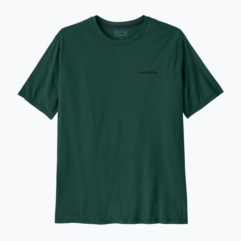 Férfi Patagonia P-6 Logo Responsibili-Tee kaszkádzöld póló