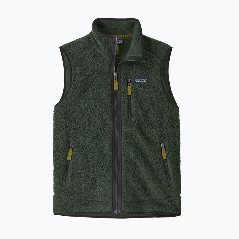 Férfi mellény Patagonia Retro Pile Fleece öreg növekedésű zöld