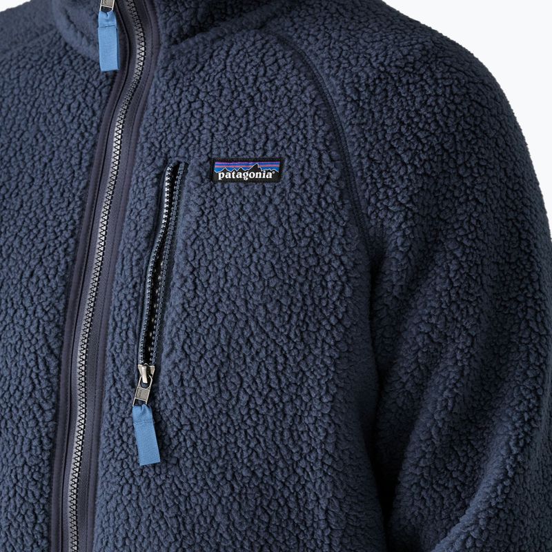 Férfi túrapulóver Patagonia Retro Pile new navy w/sunken blue 6