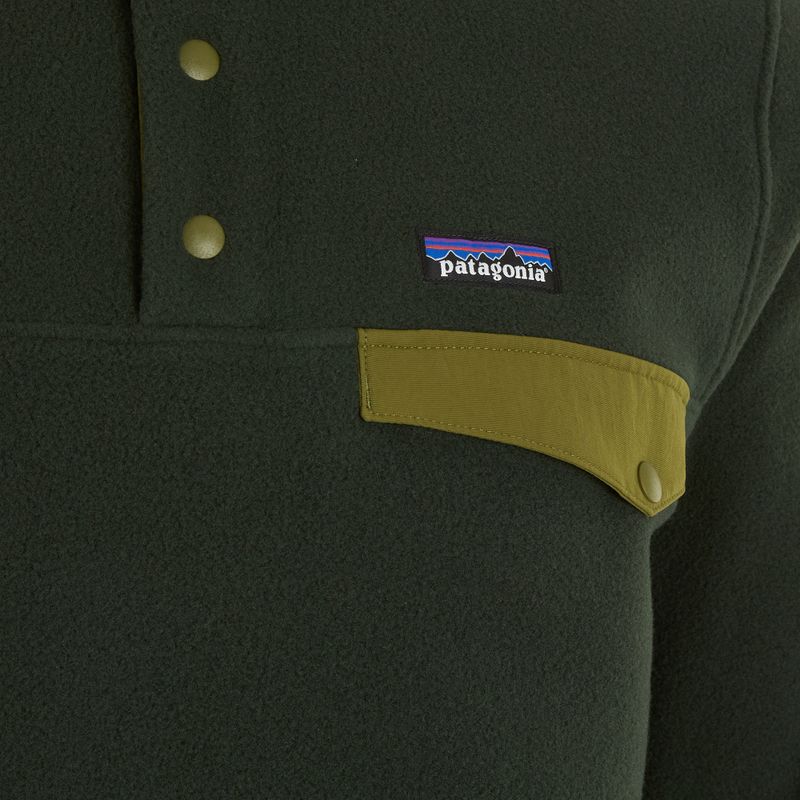 Patagonia férfi trekking pulóver LW Synch Snap-T P / O régi növekedés zöld 3
