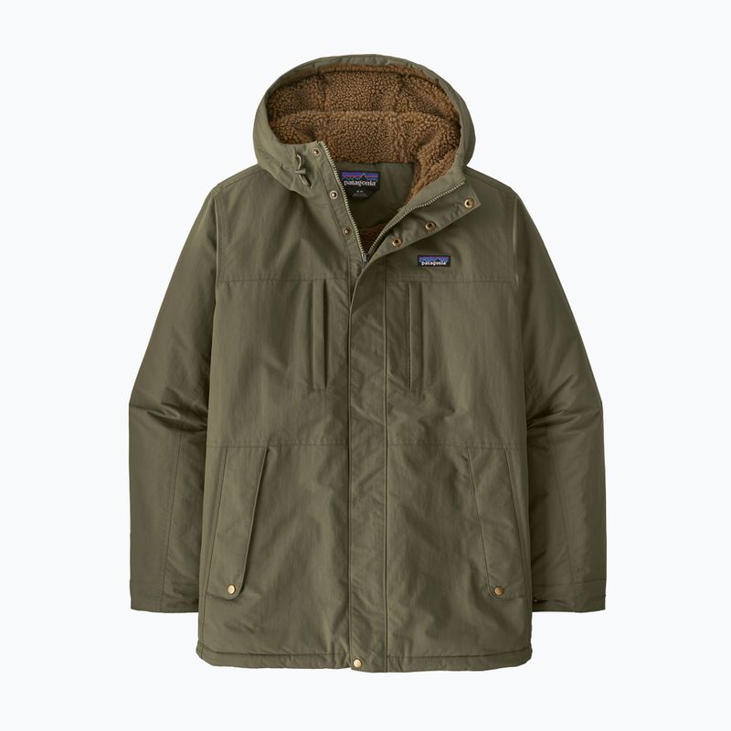 Patagonia Isthmus Parka basin zöld férfi pehelykabát 3