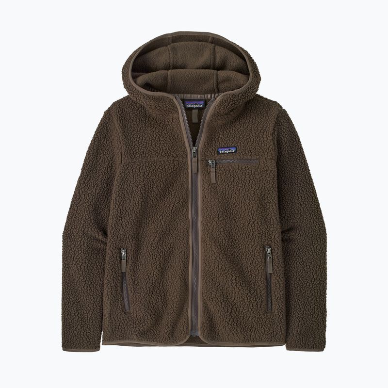 Női polár pulóver Patagonia Retro Pile Hoody otter brown