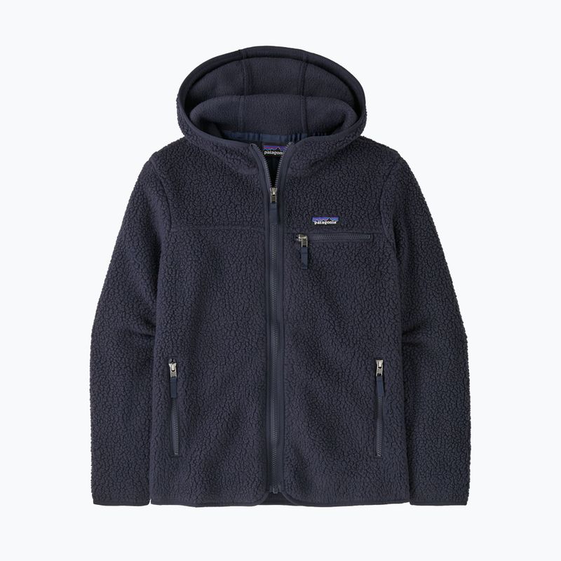 Női trekking pulóver Patagonia Retro Pile Hoody sunken kék