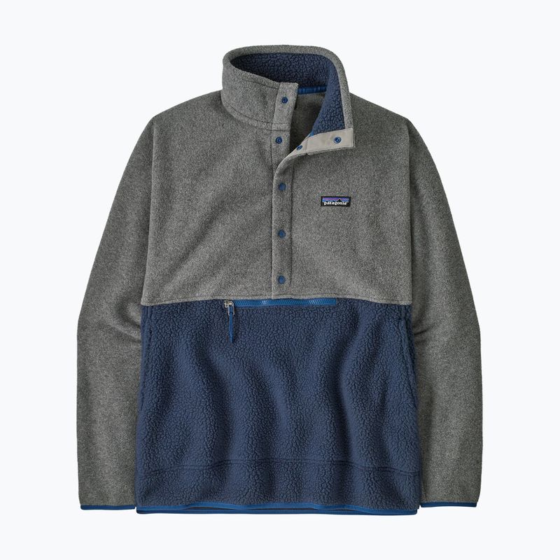 Férfi Patagonia Retro Pile 1 / 2 Snap P / O új navy w / nikkel trekking melegítő pulóvert 5