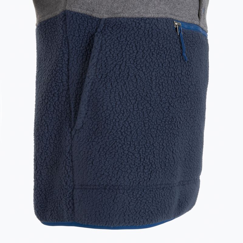 Férfi Patagonia Retro Pile 1 / 2 Snap P / O új navy w / nikkel trekking melegítő pulóvert 4