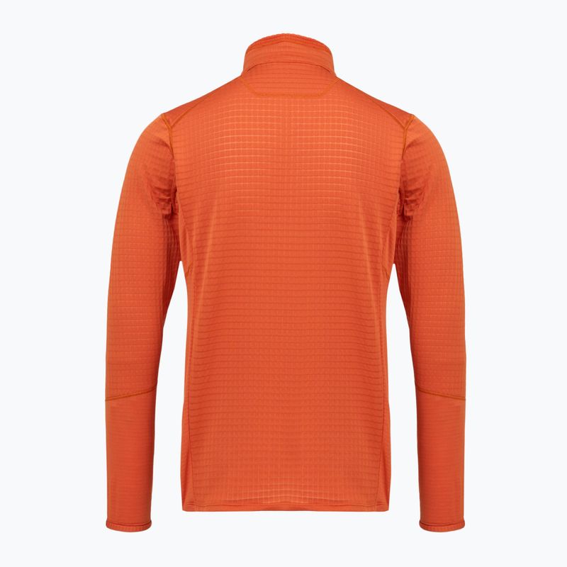 Férfi polár pulóver Patagonia R1 Hybrid coal orange 2