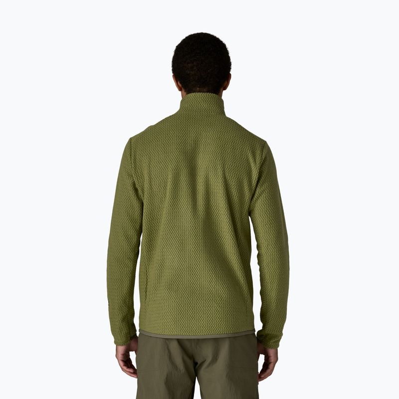 Férfi trekking pulóver Patagonia R1 Air caper green 3