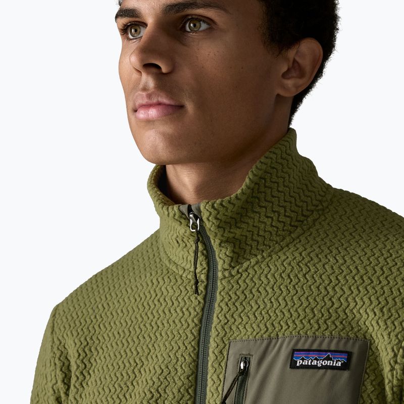 Férfi trekking pulóver Patagonia R1 Air caper green 5