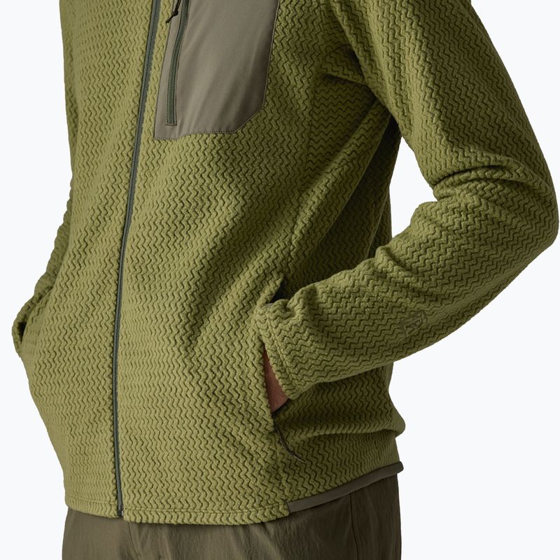 Férfi trekking pulóver Patagonia R1 Air caper green 7