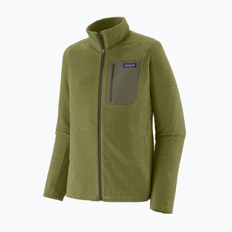 Férfi trekking pulóver Patagonia R1 Air caper green 10