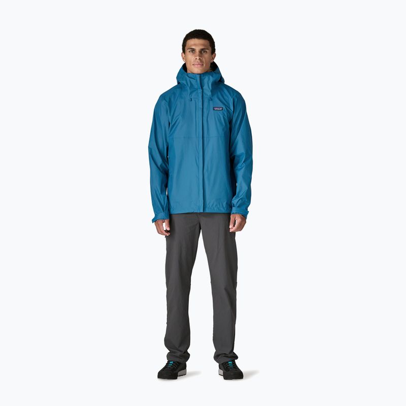 Férfi esőkabát Patagonia Torrentshell 3L Rain aquatic blue 2